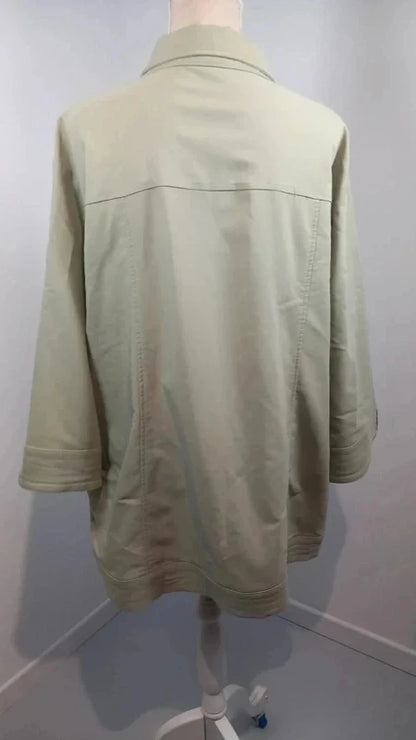 Chemise/Veste Oversize Vert Sauge/Kaki - Miss Lucci - T. 4/54
