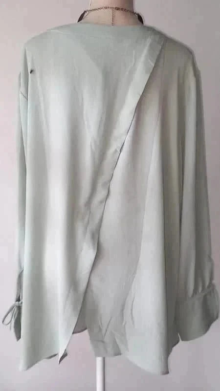 Chemise verte menthe de chez Kiabi