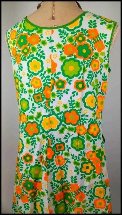 Magnifique robe Vintage des années 60-70 made in france taille 44