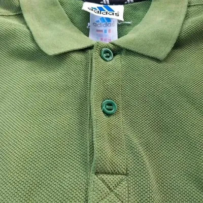 Polo Adidas Vintage – Vert Prairie – Taille 5 (L/XL)