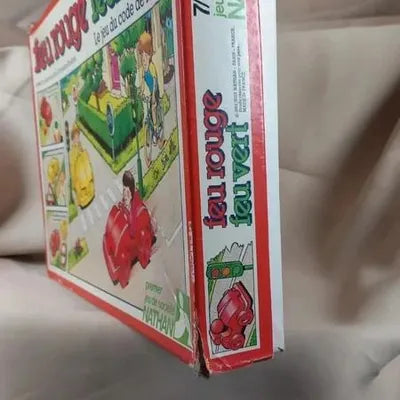 Vintage Nathan Educational Game – Red Light, Green Light – 1987 – Complete