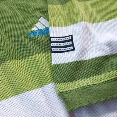 Polo Adidas Vintage – Vert Prairie – Taille 5 (L/XL)