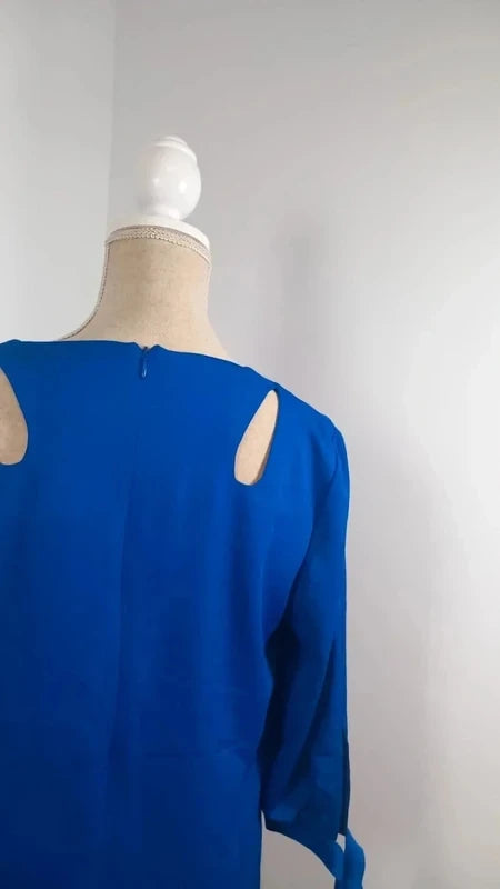 Longue Tunique/Robe courte NEUVE - T. 40 - Mademoiselle R (La Redoute) - Bleu Ro