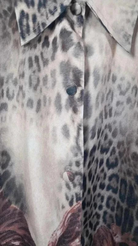 Chemise / Surchemise Vintage Leopard & Aigle – Quarante Quatre Soixante – T. 54