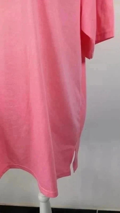Joli tee shirt rose à broderie taille 3 XL 50/52
