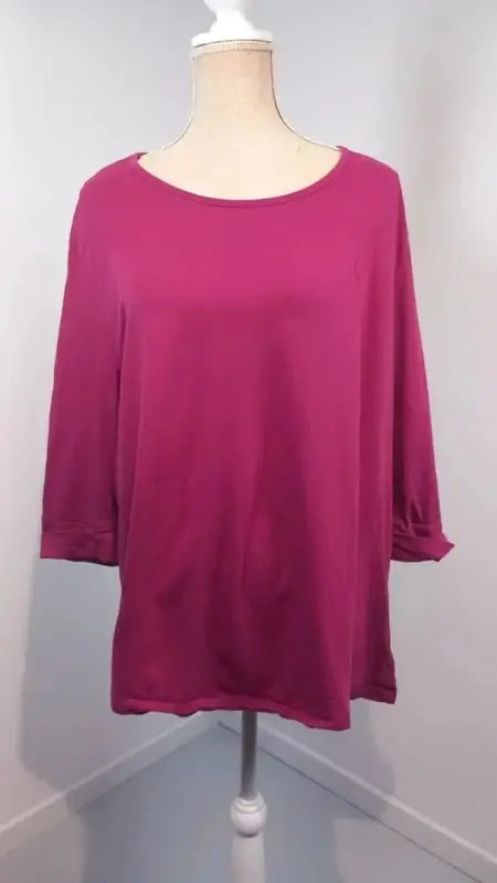 Raspberry Pink Chic Basic Tunic - Size 52