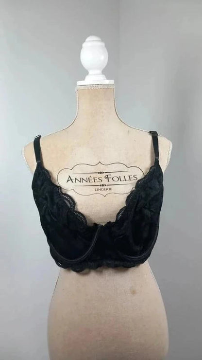 Magnifique Soutien-Gorge Dentelle Noir - Taille 4XL (Neuf)