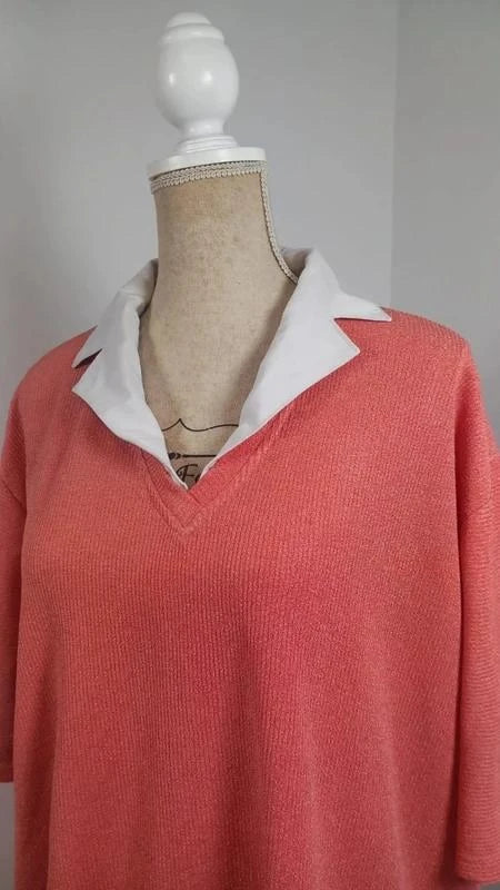 Pull chemise 2-en-1 Size Up - NEUF (sans étiquette) - T. 58/60