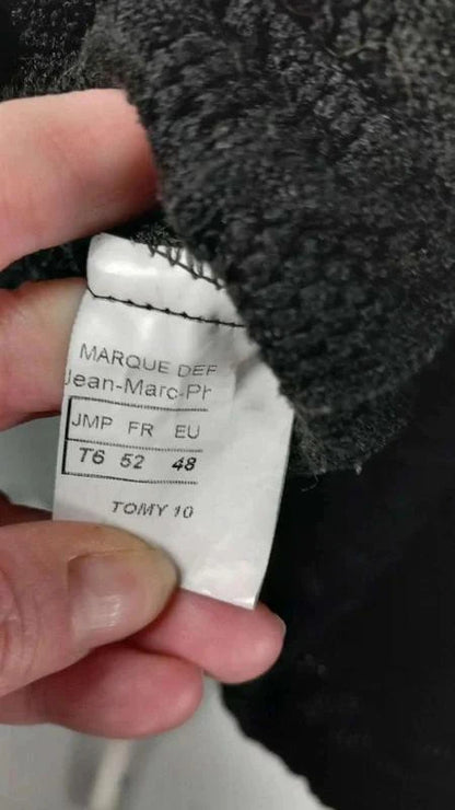 Pull Léger Jean Marc Philippe - Maille Relief Noire - Taille 52/54