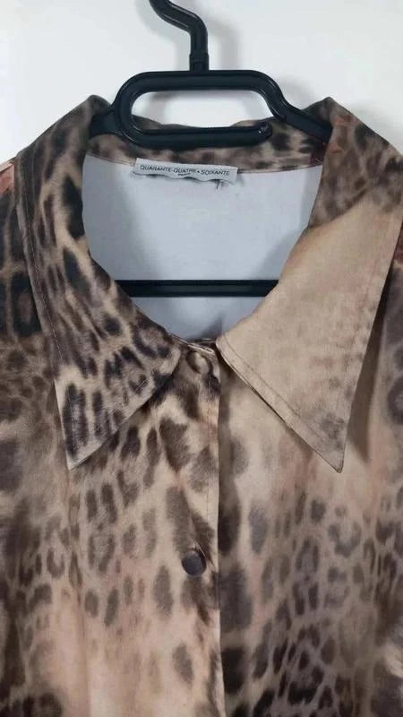 Chemise / Surchemise Vintage Leopard & Aigle – Quarante Quatre Soixante – T. 54