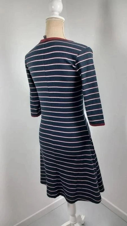 KIABI Blue and Red Sailor Dress – Size S