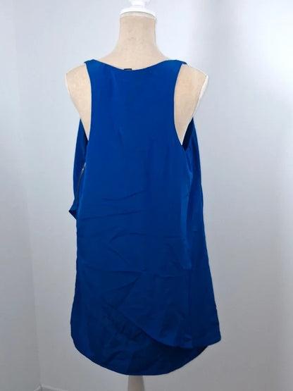 Superb flowy dress in a bright and intense royal blue from the MNG range