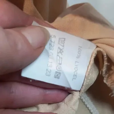 Men's Beige Satin Short-Sleeved Jacket-Style Shirt - Armand Thiery - Size 4