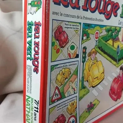 Vintage Nathan Educational Game – Red Light, Green Light – 1987 – Complete