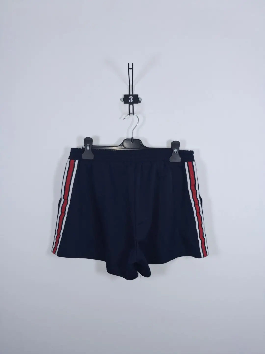 Short de Sport / Casual Jennyfer Bleu Marine à Bandes – Taille M (38)