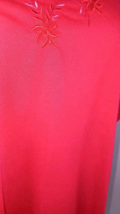 Tee-shirt Rouge Confortable - Étiquette XXXXL