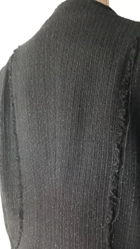 Blazer noir et fils argenté taille 44