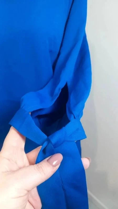 Longue Tunique/Robe courte NEUVE - T. 40 - Mademoiselle R (La Redoute) - Bleu Ro