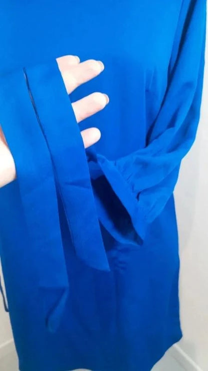 Longue Tunique/Robe courte NEUVE - T. 40 - Mademoiselle R (La Redoute) - Bleu Ro