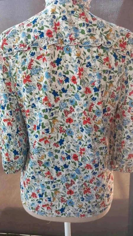 Sublimissime Chemise Mango Neuve - Style Rétro taille xs