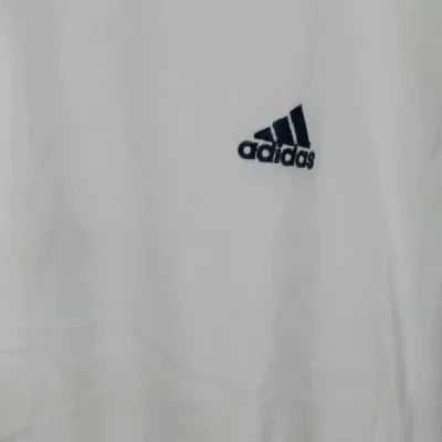 T-shirt Adidas Blanc "École de Foot" Neuf avec étiquette Taille XL
