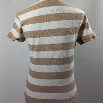 Zara Striped Polo Shirt - Chic & Timeless (Size S)