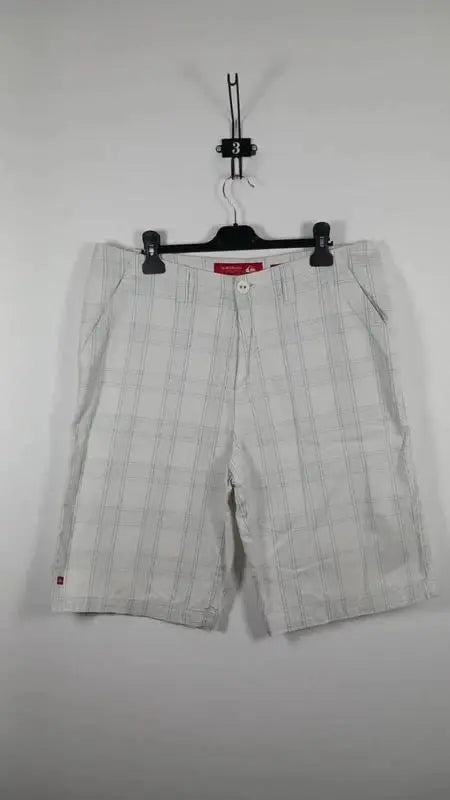 Quiksilver "Relaxed Fit" Plaid Shorts – Size M