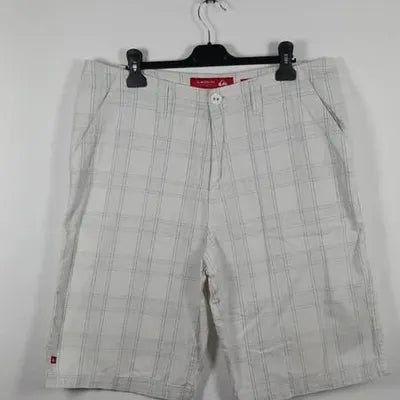 Quiksilver "Relaxed Fit" Plaid Shorts – Size M