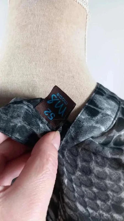 Chemise Fluide Imprimé Python - M&S Mode - Taille 52/54