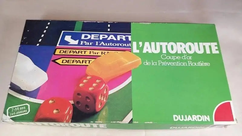 Jeu de Société Vintage – L’Autoroute Coupe d’Or – Dujardin – Complet 2-6 Joueurs