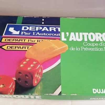 Jeu de Société Vintage – L’Autoroute Coupe d’Or – Dujardin – Complet 2-6 Joueurs