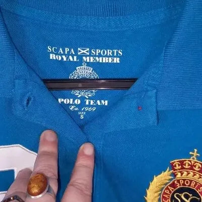 Polo Scapa Sport "Royal Member" Bleu Roi – Taille S – Très Bon État