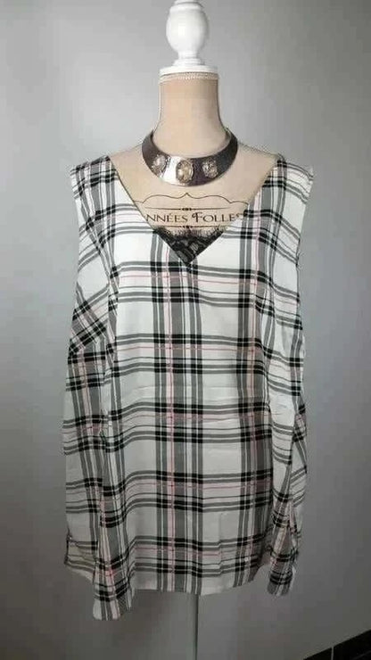 Blouse élégante Blancheporte – Taille 54 – Décolleté dentelle