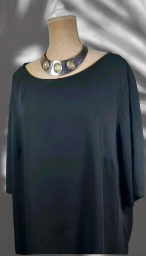 Belle longue tunique noire marque H&M taille 54