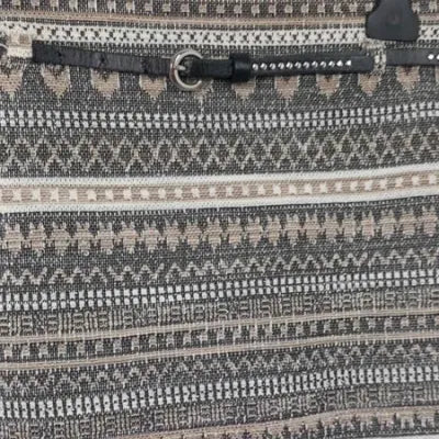 Jupe Droite Jacquard Armand Thierry – Tons Beige/Gris – T.38