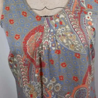 Robe Bohème Jacqueline Riu - Imprimé Paisley & Dos Dentelle - Taille 36
