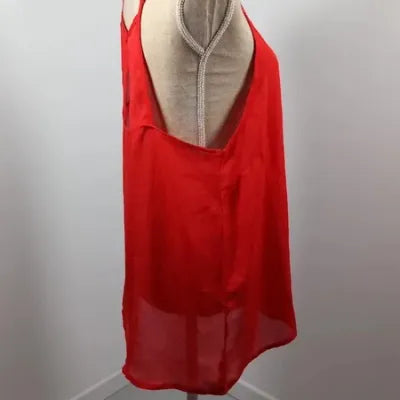 Red Fluid Basic Collection Cami Top - Size L - New