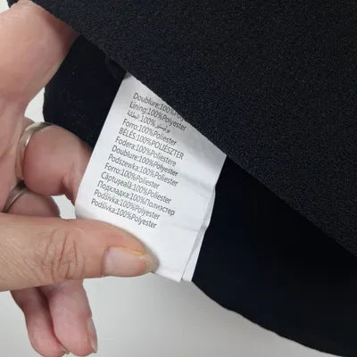 Jupe noire portefeuille Camaïeu – Taille S – Ceinture dorée