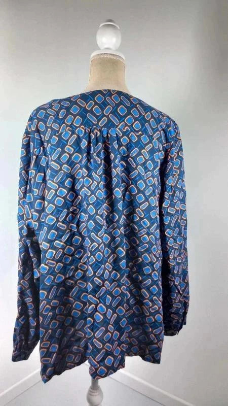 Chemisier Fluide DAXON - Imprimé Géométrique - Taille 52/54
