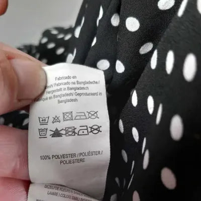 Atmosphere Sleeveless Top – White/Black Polka Dot Print – Chic Retro Style