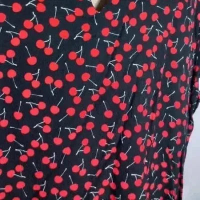 H&M Cherry Print Tunic - Plus Size 54 - Feminine Style