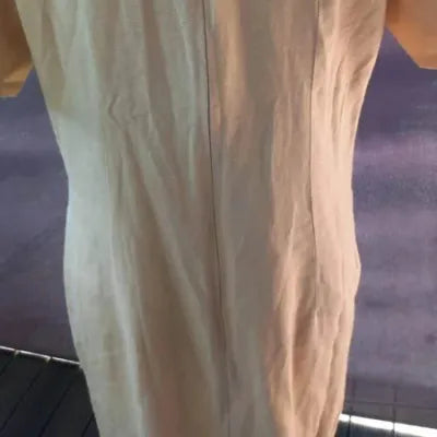 Robe en Lin Christine Laure Jaune Pastel & Détails Chic taille 40