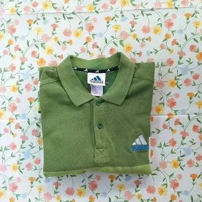 Polo Adidas Vintage – Vert Prairie – Taille 5 (L/XL)