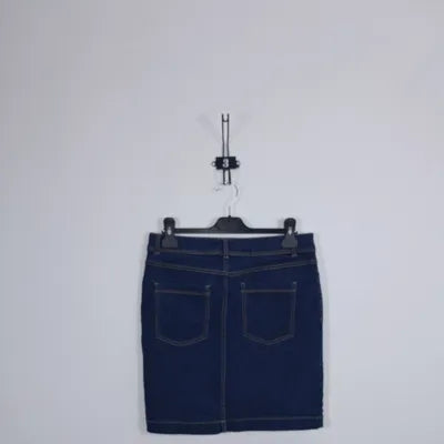 Jupe Droite en Jean Tissaia Basics Bleu Brut – Taille 38