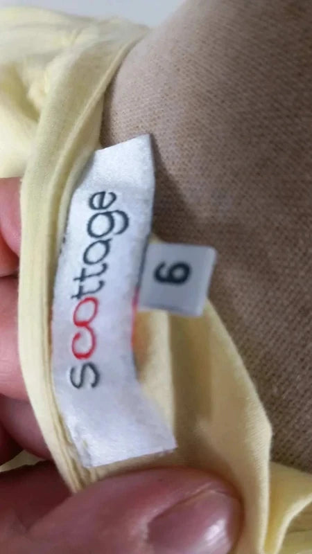 Tunique Scottage Jaune 100% Coton - Taille 6 (XXL/48)