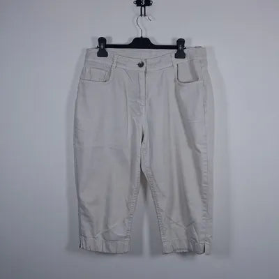 Pantacourt Casual M&S Écru / Crème – Taille 44