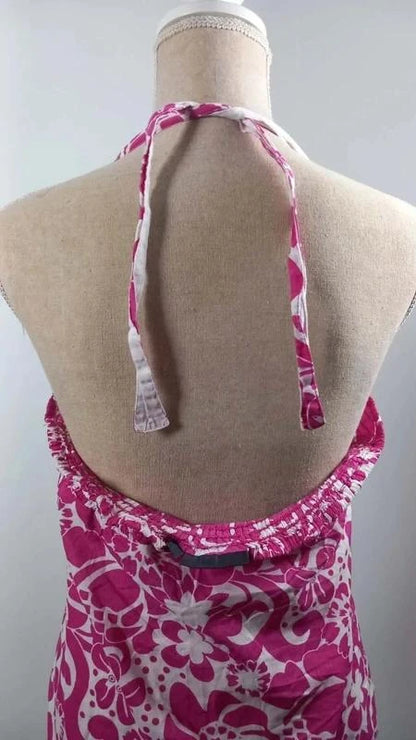 Top Dos Nu Floral Rose & Blanc KIABI - Taille 38 (M)