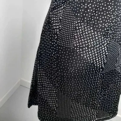 Robe Courte à Pois Cache-Cœur Made in France – Taille 38/40 – Neuve