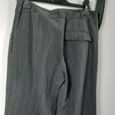 Wide-Leg Trousers with Braces - Working Girl Style - New - UK 10