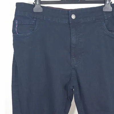 Slim Jeans / Chino Terre de Marins Navy Blue - Size 46 - NEW
